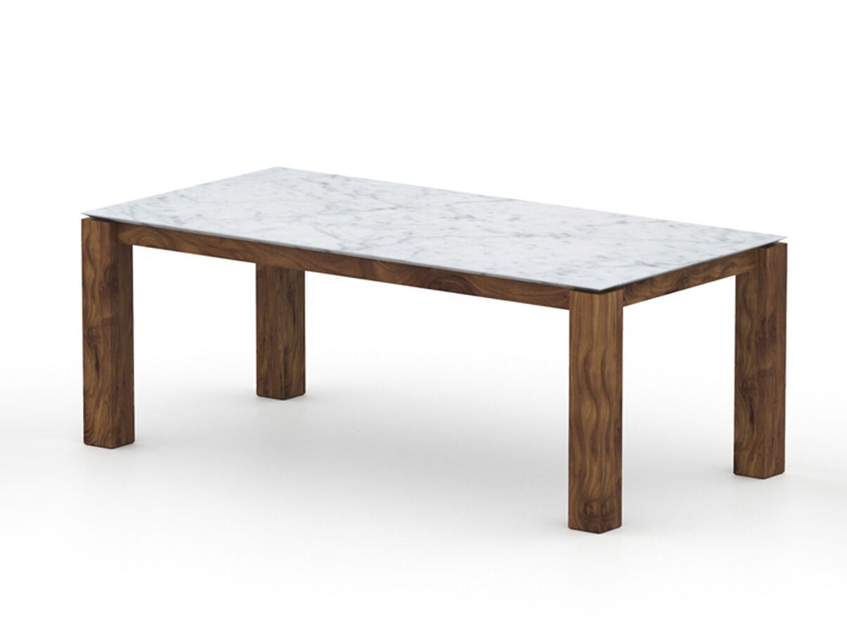 Прямоугольный стол из массива дерева и каррарского мрамора Air Division Tikk ARCH-00088251