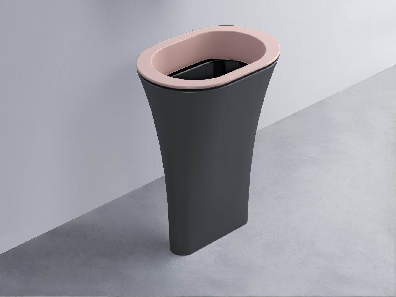 AMLA65-CP+AMPILO-N+AMCOLO-BA Раковина Amedeo Ovale отдельностоящая cielo Enjoy + Amedeo Ceramica Cielo