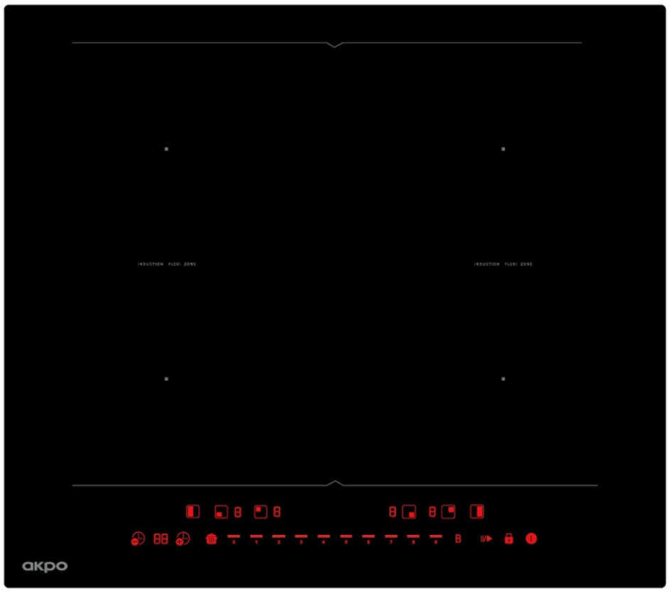 9071532 Индукционная варочная поверхность Akpo PIA 6094123FZ-2 BL STDN-0057169