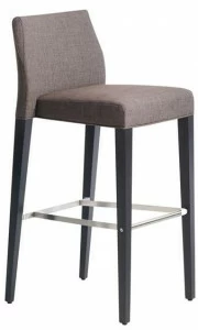 Potocco Высокий табурет из ткани с подставкой для ног Slice 772/a