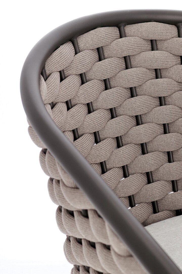 Веревочный штабелируемый садовый стул с подлокотниками BIZZOTTO MARGALIDA ARCH-00005680 - Вид №12