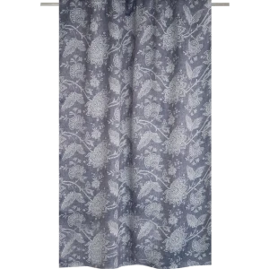 Штора на ленте для кухни 135x180 цвет синий