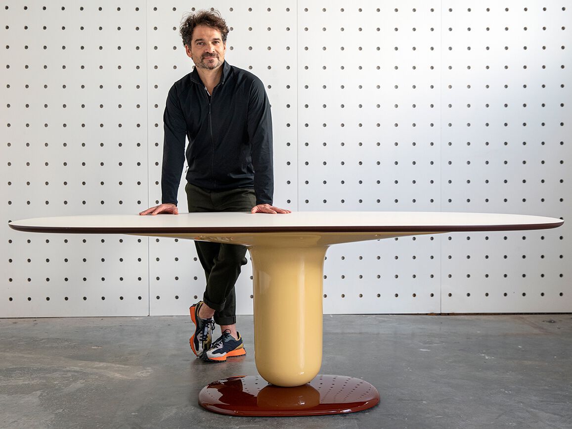 Овальный стол из стекловолокна и столешница Fenix BD Barcelona Explorer ARCH-00085392 - Вид №13