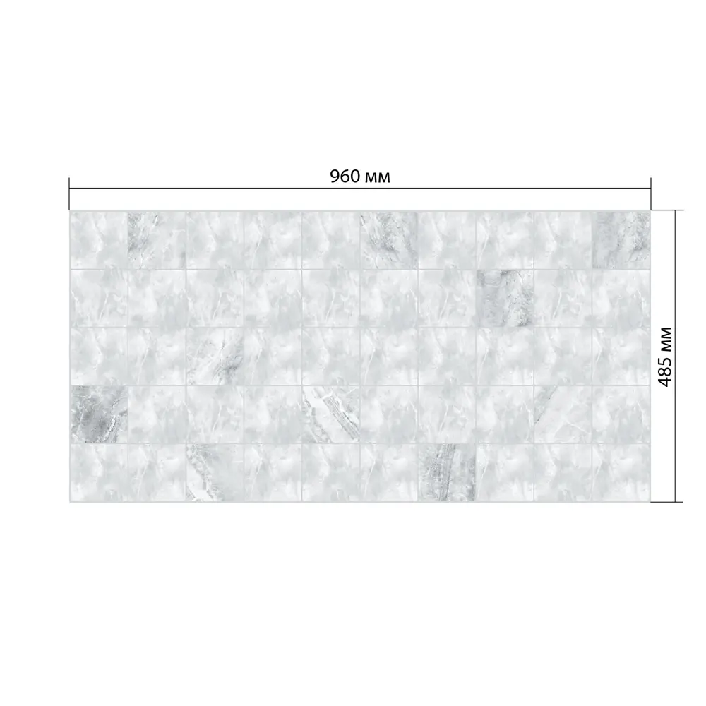 Пластмаркет Стеновая панель ПВХ с текстурой мраморного снега 89379526 STLM-1498226 - Вид №4