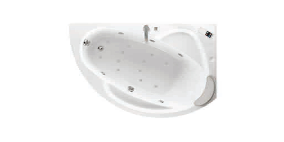 Ванна Hydromassage Novellini VOGUE с набортным смесителем, системой дезинфекции и боковой панелью VOG516585PDA1 - Вид №1