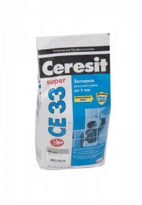 Затирка №10 Super СЕ 33 манхеттен 2кг CERESIT48590