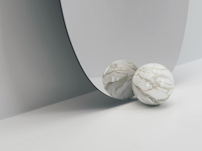 Secolo 1931 Приставное зеркало обшитое лакированным матовым/глянцевым деревом с мраморным основанием Standard  - Вид №2