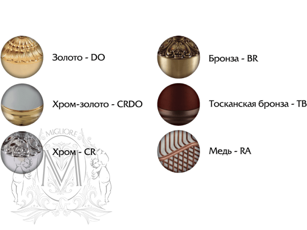 Полотенцедержатель поворотный MIGLIORE Cleopatra ML.CLE-60.754.DO золото  - Вид №2