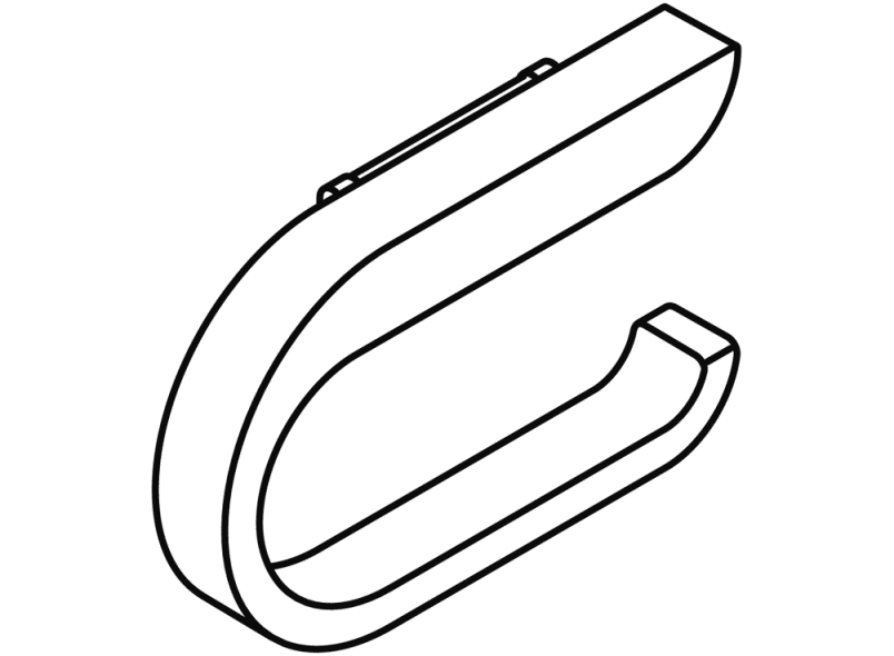 800.21.11040 держатель для туалетной бумаги HEWI Trennwandzubehör  - Вид №10