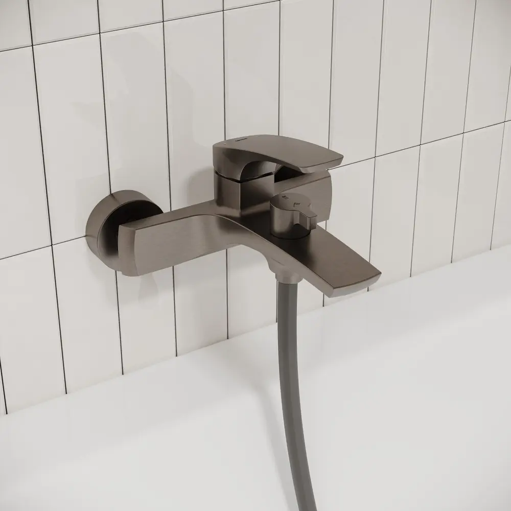 89392208 Смеситель для ванны Iddis Lahta LAHGM00i02 однорычажный графит матовый STLM-1573675 - Вид №2