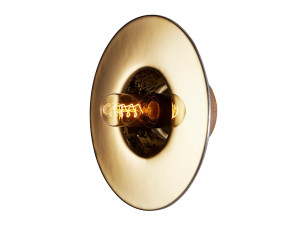 Настенный светильник ручной работы из термоформованного стекла