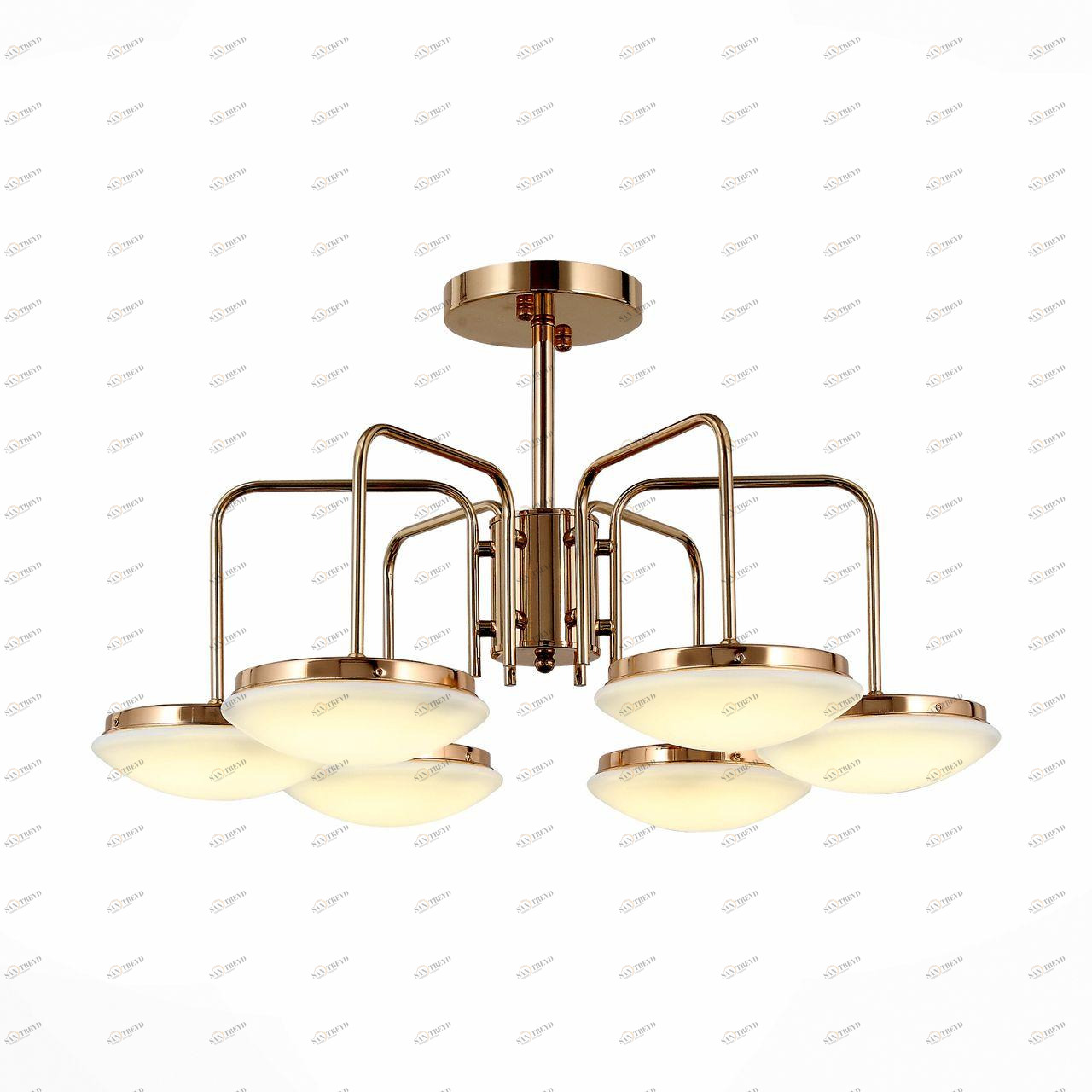 Потолочная светодиодная люстра ST Luce Pratico SLE120.202.06 белая ST LUCE PRATICO GOLD 109197 Белый 