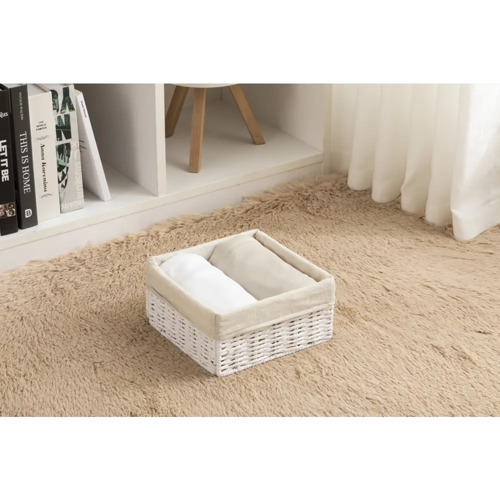 Корзина белая 10x20x20см бум Konsensa STLM-2177684 - Вид №5