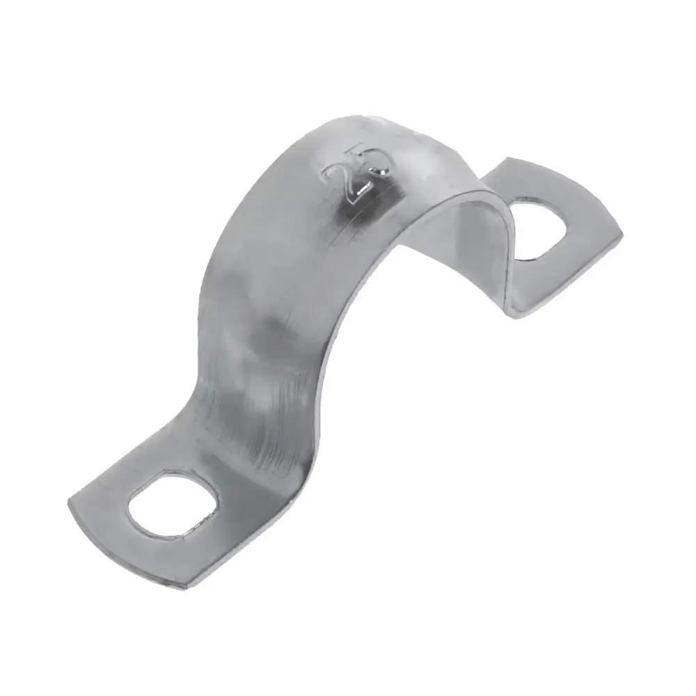 Скоба крепежная ЭКОПЛАСТ D25 мм оцинкованная для труб и кабелей (5 шт) 18176733 STLM-1111558