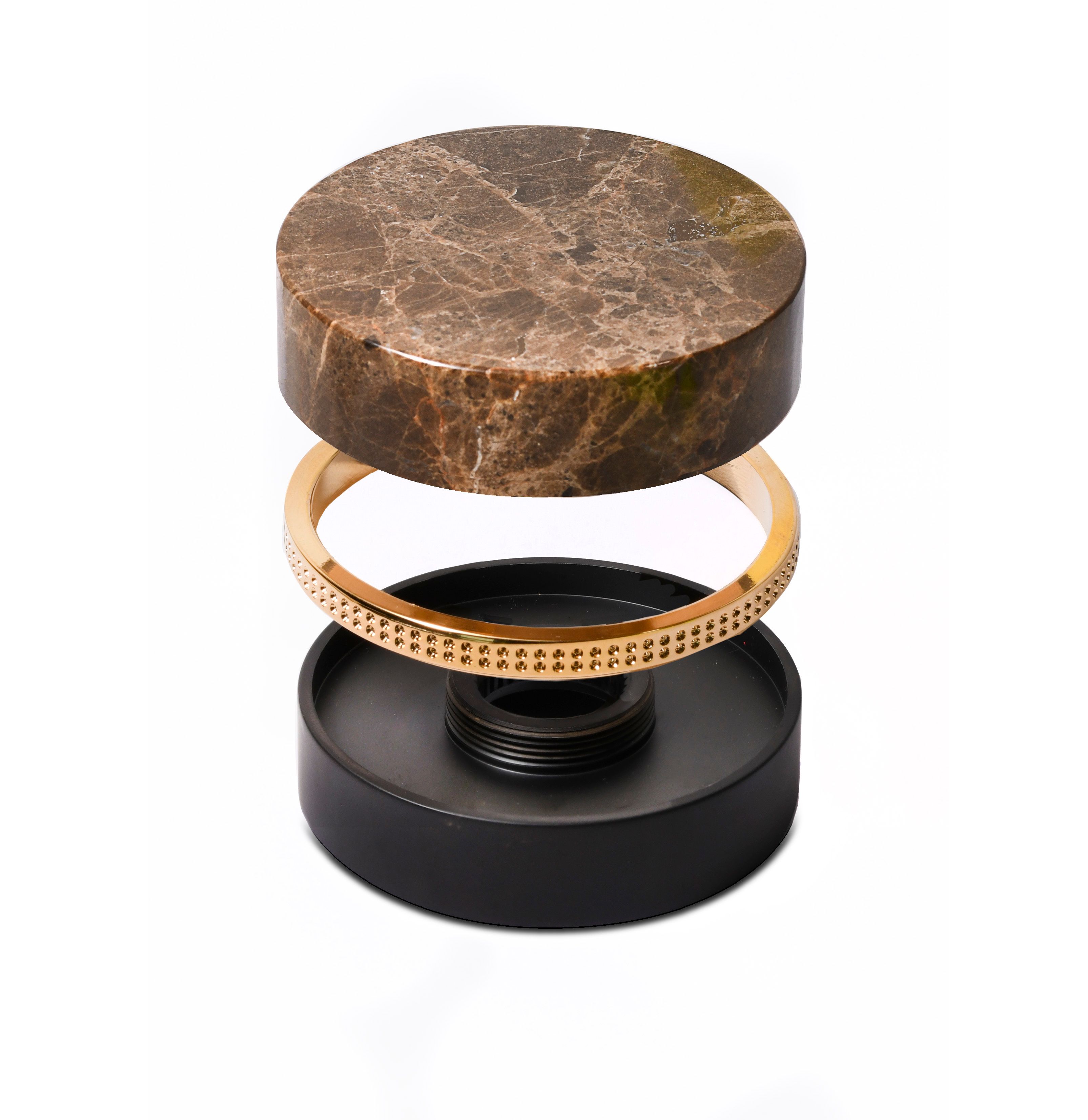 Металлический смеситель для раковины с 3 отверстиями с отдельными розетками RUBINETTERIE STELLA Macarons ARCH-00084117 - Вид №4