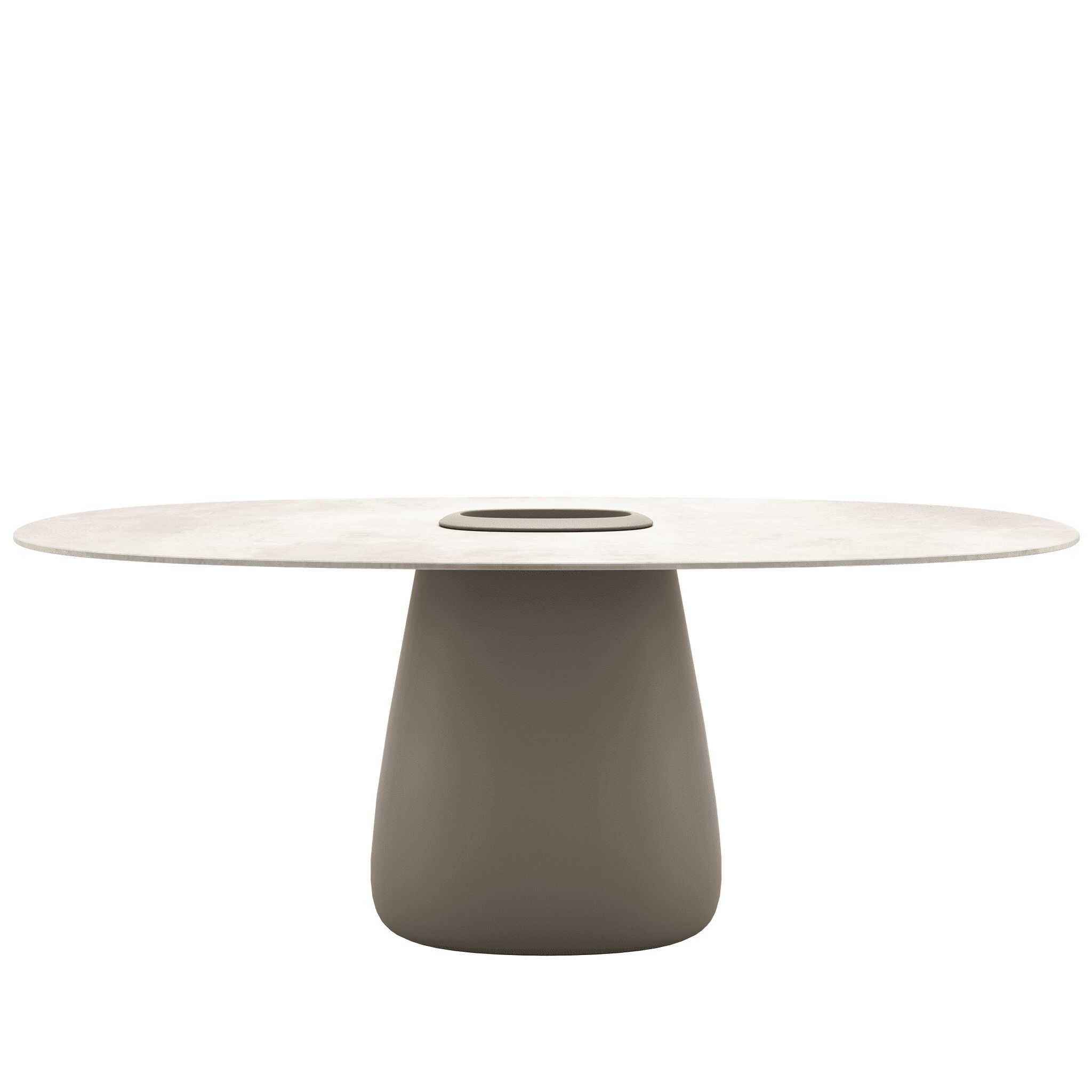 Овальный стол из ламинированной керамики Qeeboo Булыжник ARCH-00078545 - Вид №7