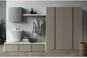 Birex Модульный шкаф для стирки с раковиной Idrobox