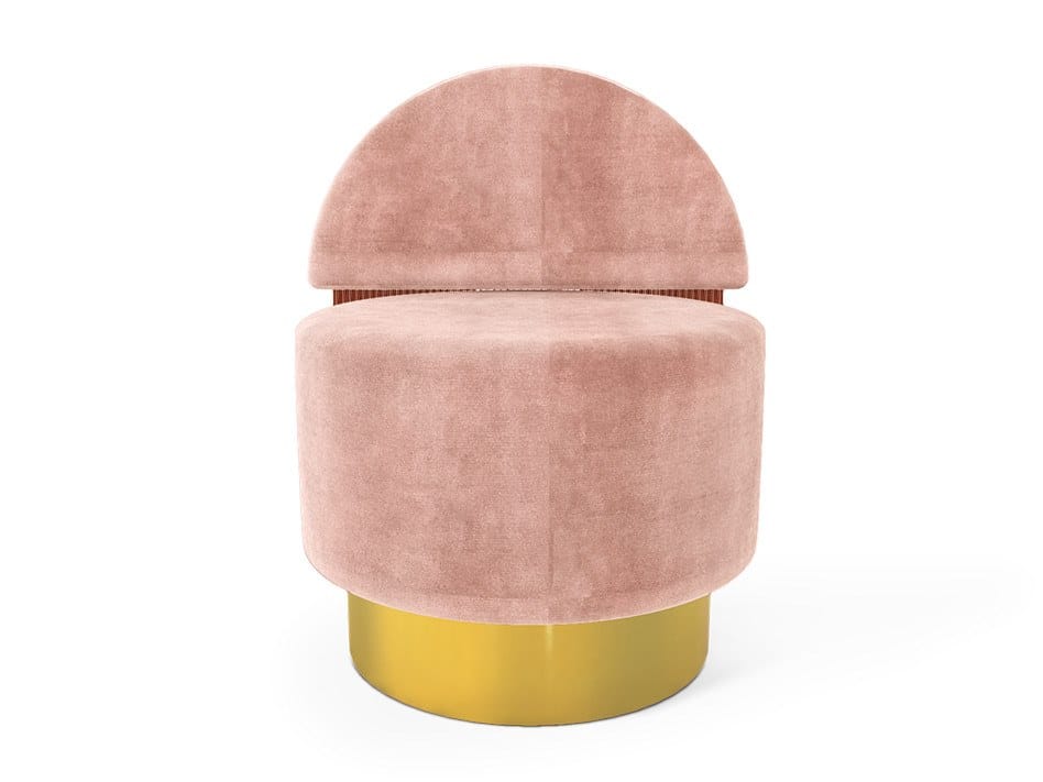 Мягкий стул для ресторана Essential Home Hollywood Glamour ARCH-00114951 - Вид №3