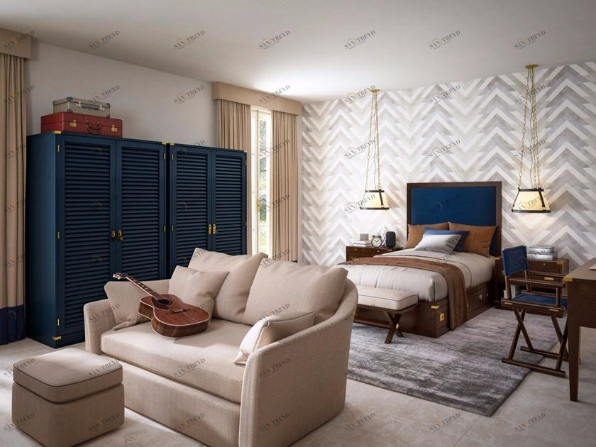 Caroti Модульная деревянная спальня для мальчиков Via montenapoleone sun-id-1450097