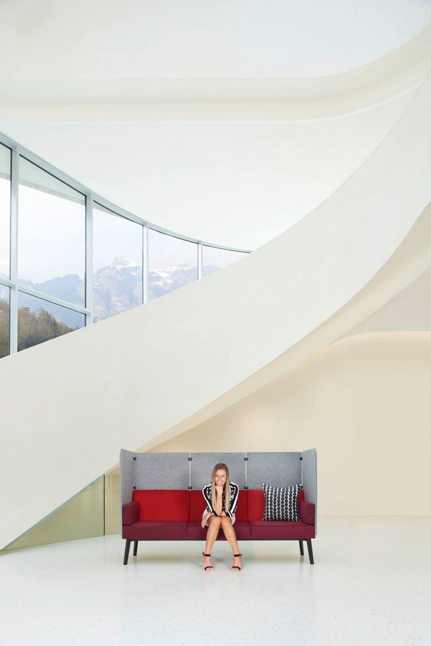 Dauphin Диван из ткани с высокой спинкой Reefs Rf 0693 - Вид №1