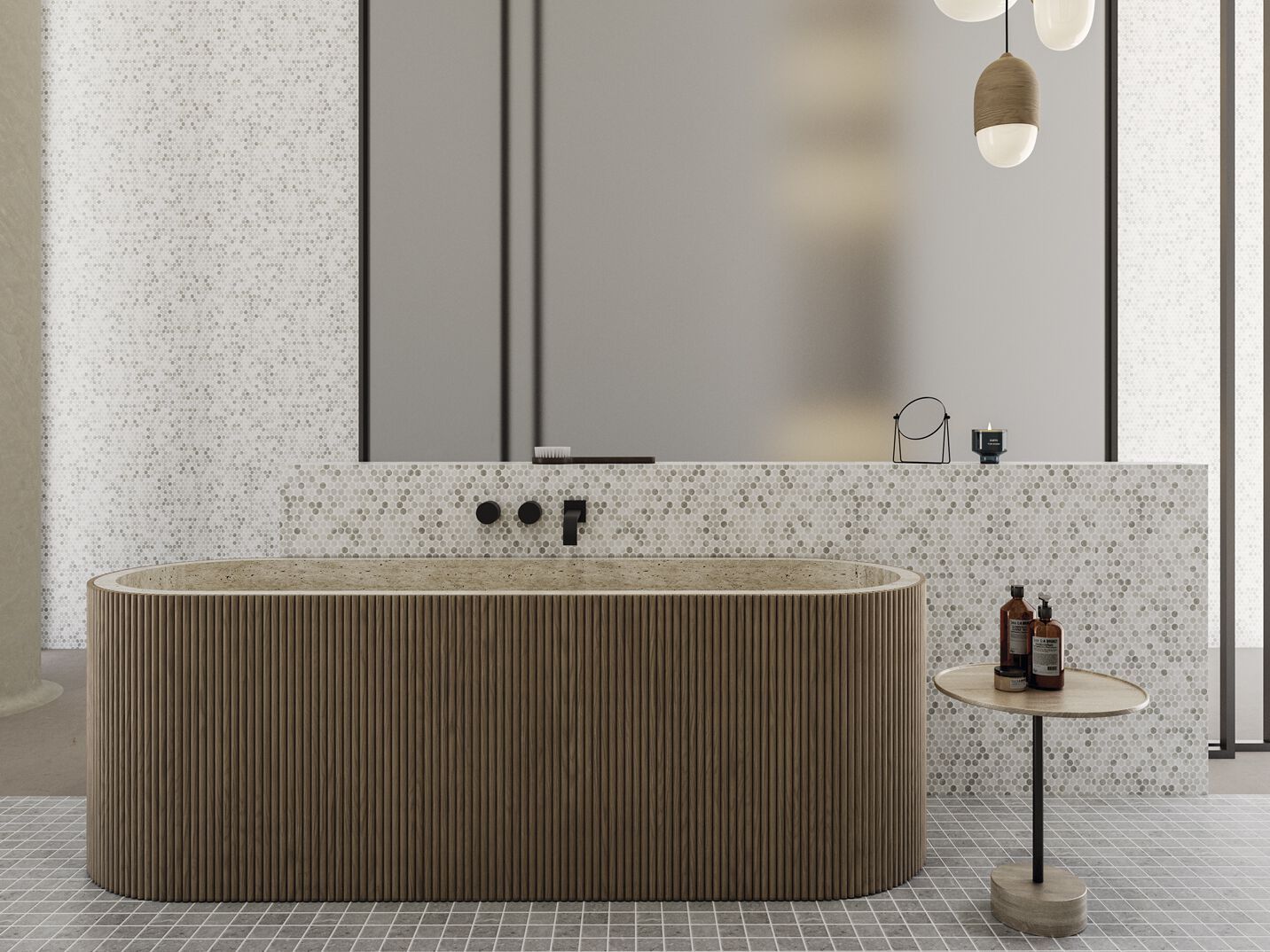 Стеклянная мозаика Onix Высококлассный мрамор "Пенни" ARCH-00034654 - Вид №2