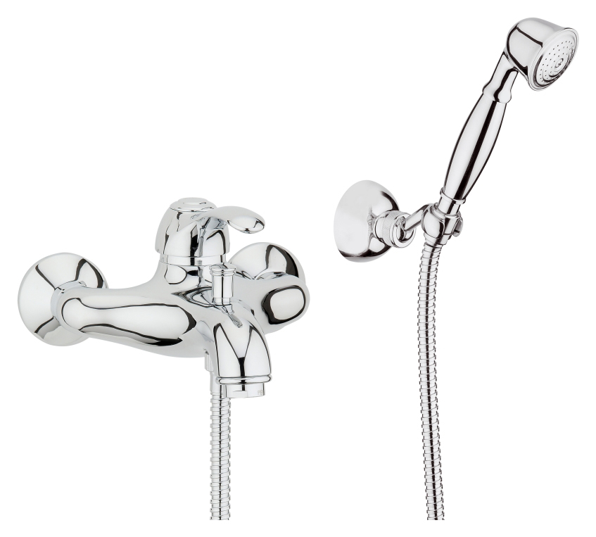 AU850101015(153) Смеситель для ванны и душа , хром Webert Aurora
