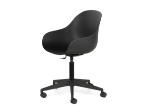 Вращающееся кресло с регулируемой высотой из полипропилена с колесами