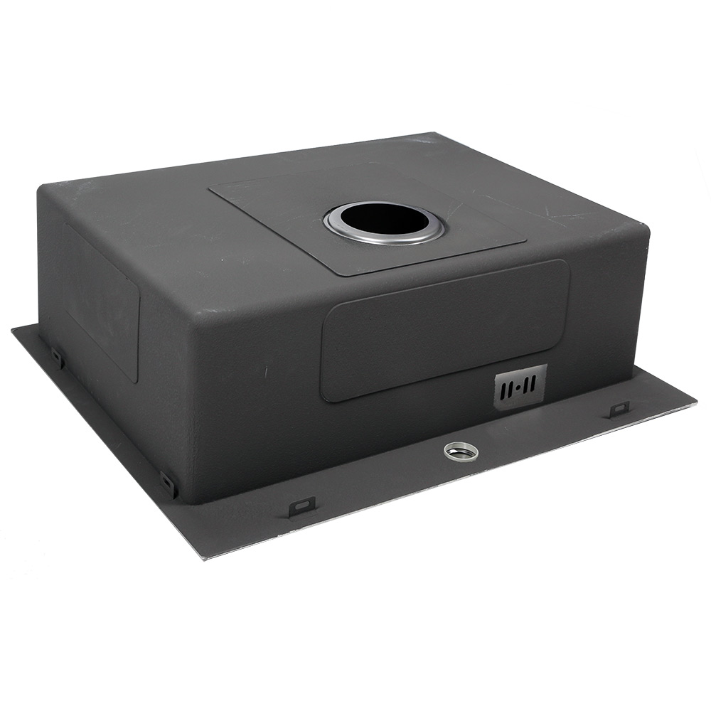 Мойка H6151 MELANA ProfLine 3,0/200 САТИН врезная прямоугольная с коландером H6151 H6151 сатин - Вид №10