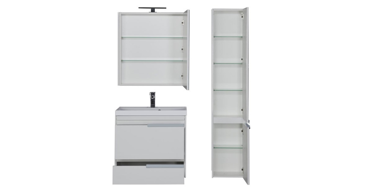 Комплект мебели Aquanet Тиволи 70 белый 00180559 - Вид №2