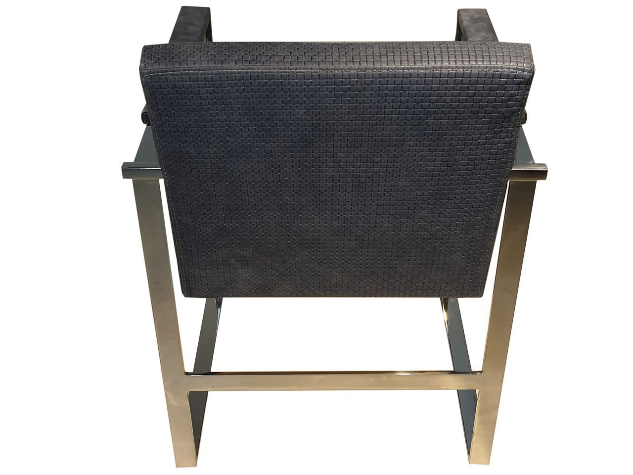 Стул из кожи и нержавеющей стали Legnor LEG2408757 ARCH-00041124