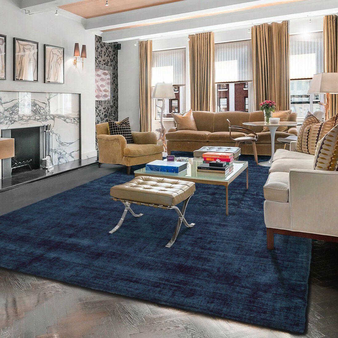 Сплошной цвет прямоугольный ковер Ademi Exclusive ARCH-00105015 - Вид №13