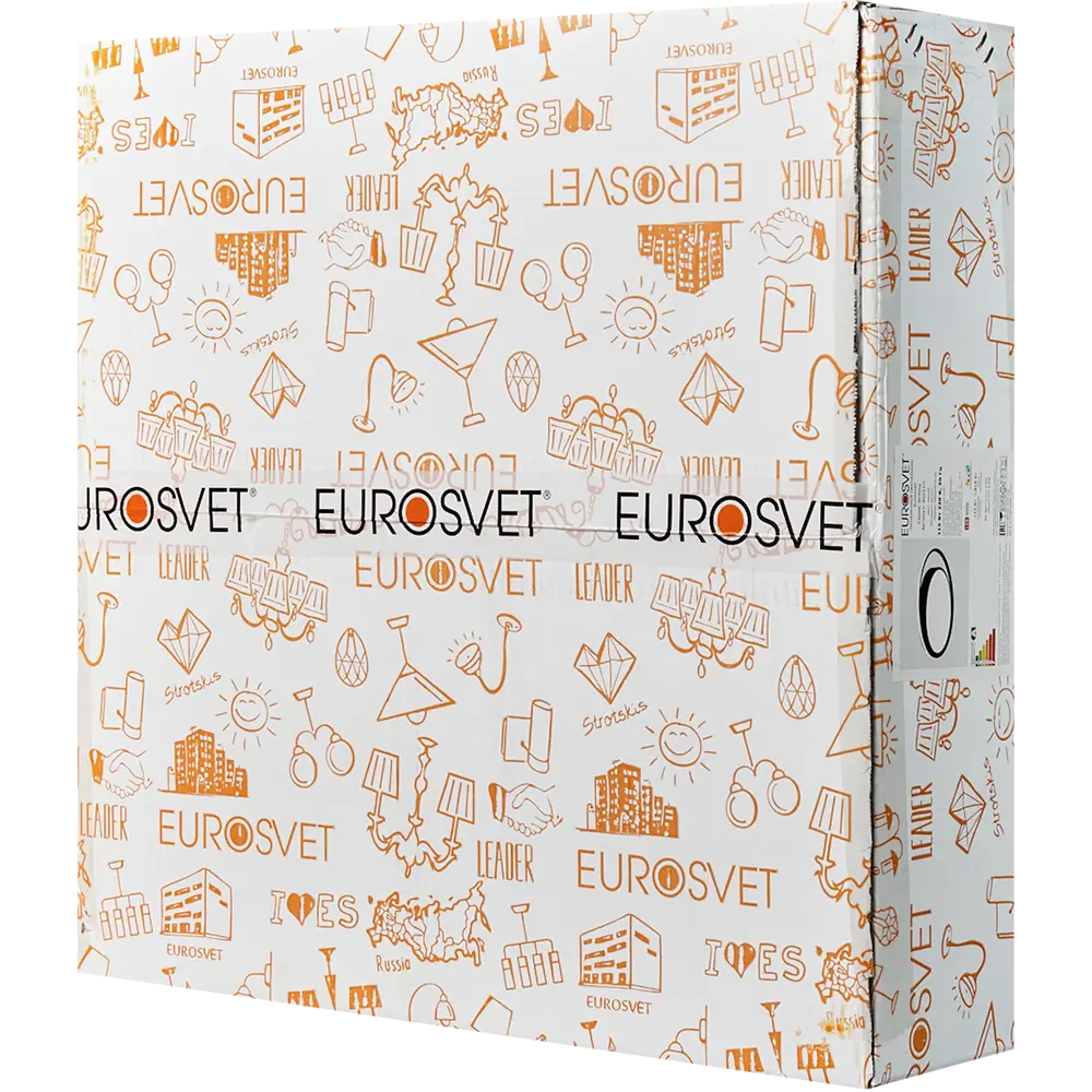 Светильник потолочный светодиодный Eurosvet Jeremy 90251/1 с пультом управления, 15 м², регулируемый белый свет, цвет черный 82872410 STLM-2125190  - Вид №7