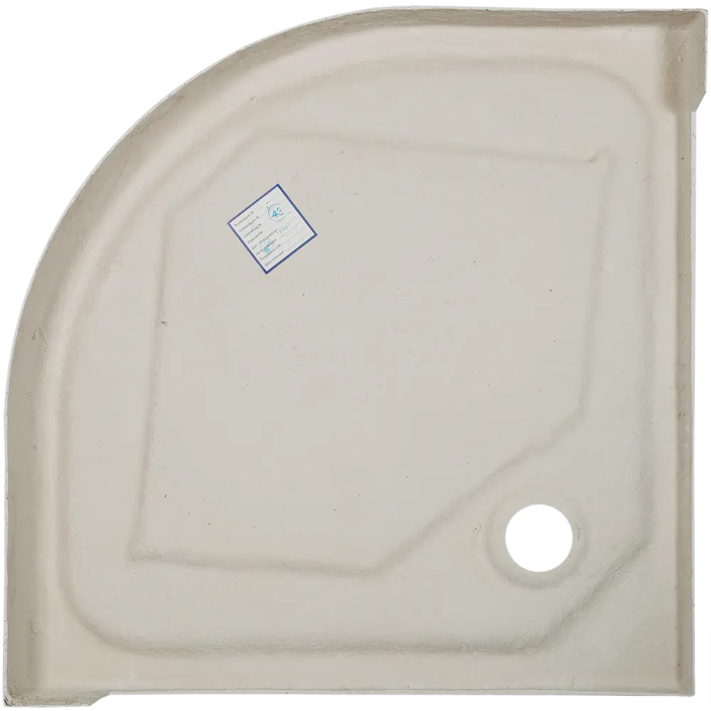 Santreyd Sigma: душевой поддон 1/4 круга 90×90 см 81931499 Поддон Sigma полукруг. 90х90 STLM-1515571 - Вид №2