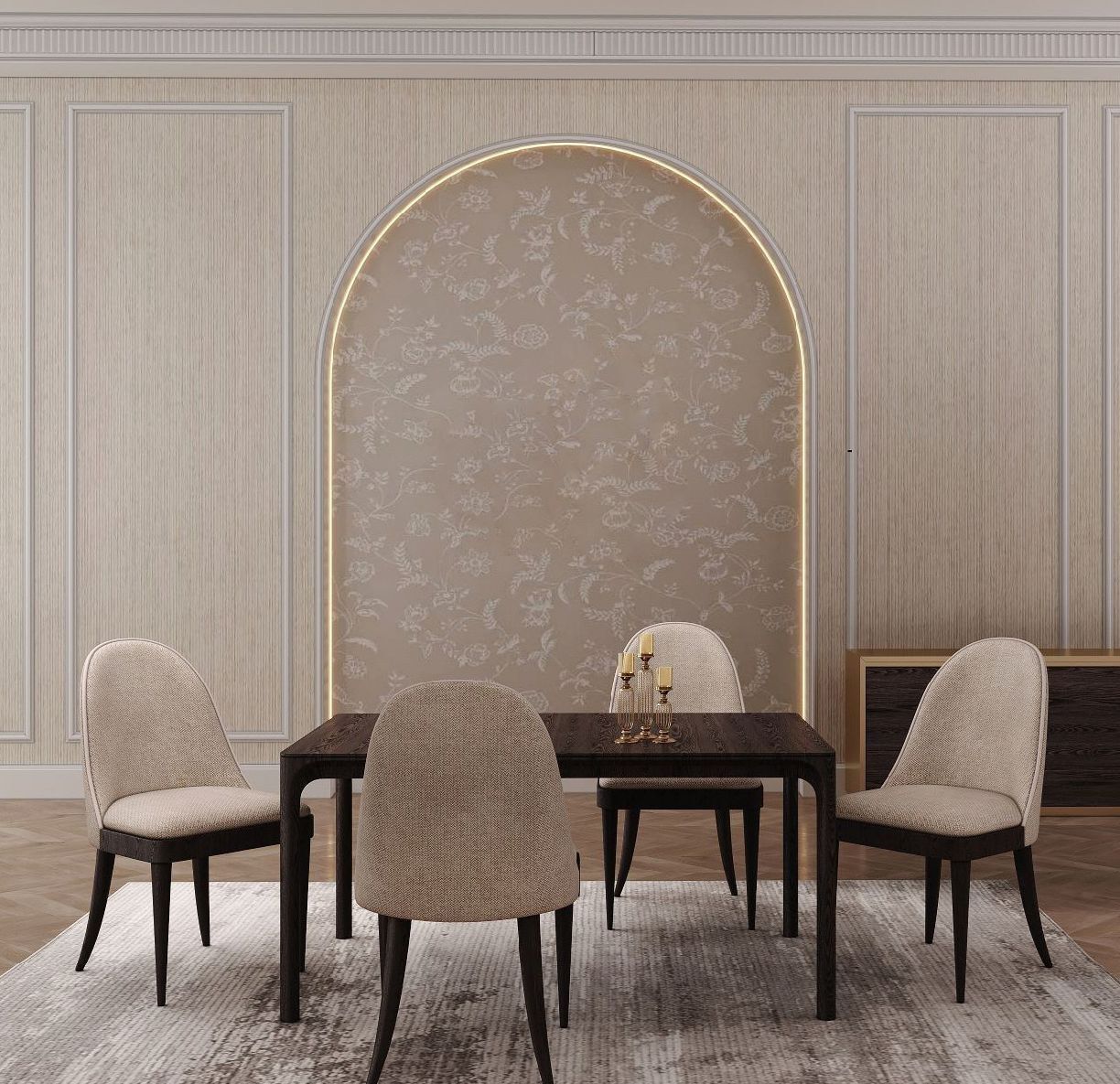 Мягкий стул из ткани CASA +39 Sunset ARCH-00018747 - Вид №2