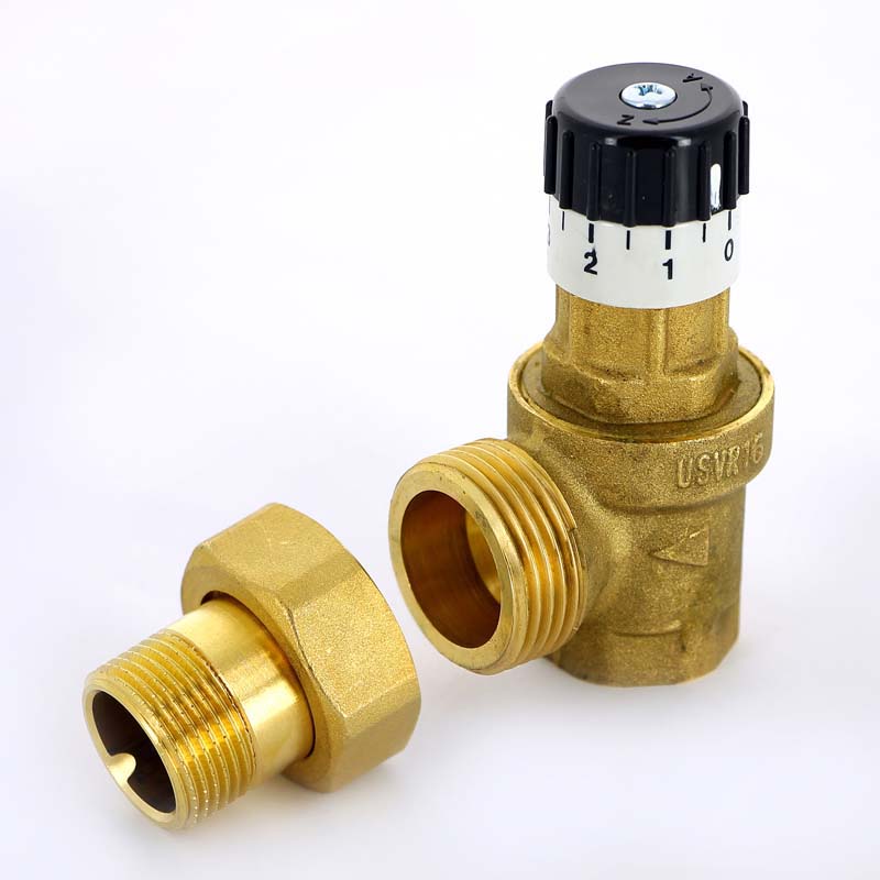 Клапан перепускной НВ угловой облегченный с разъемным соединением WATTS Ind 3/4" 10005171 - Вид №1