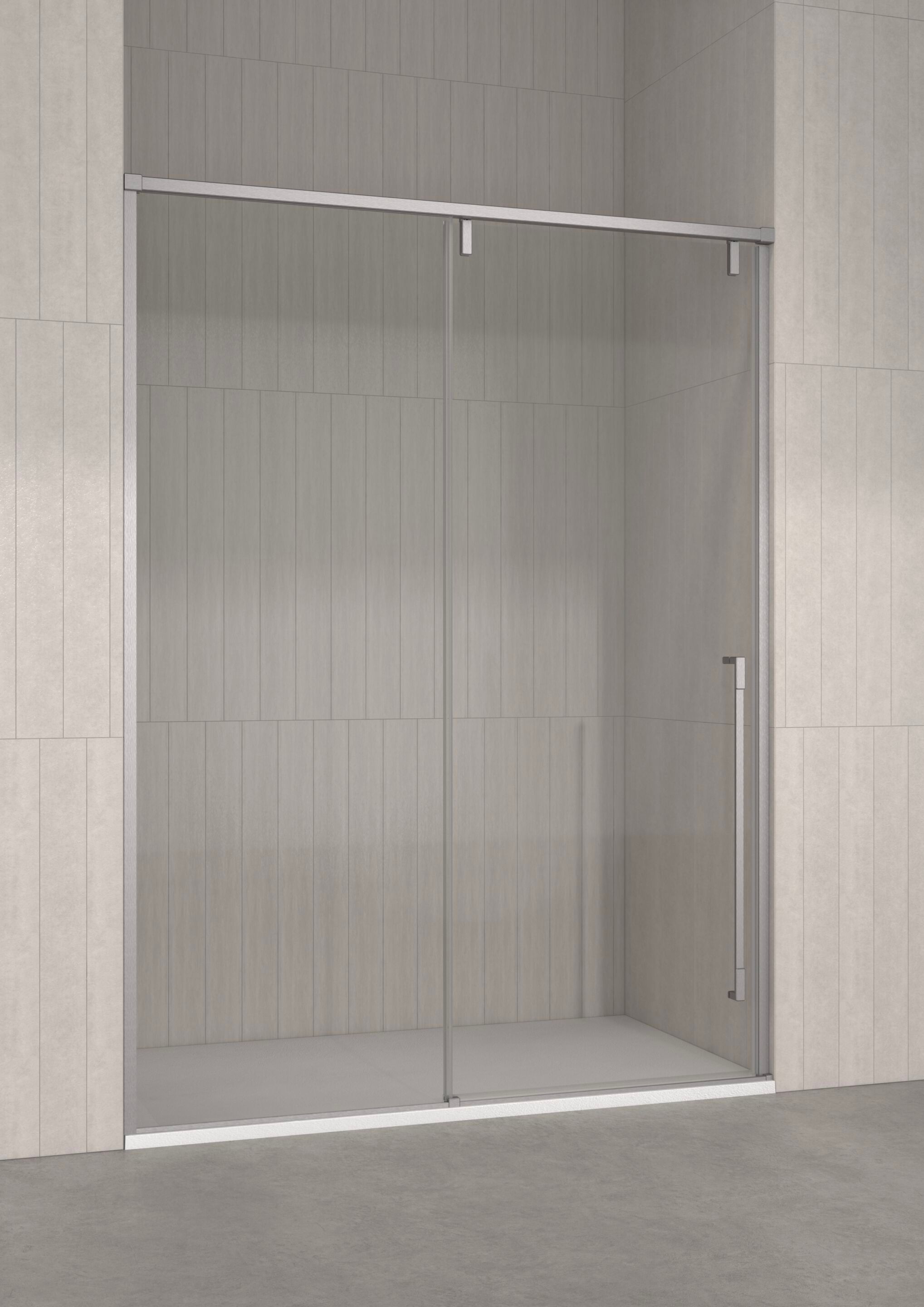 Душевая кабина из закаленного стекла с раздвижной дверью Kinedo Pure Alu-8 ARCH-00089958 - Вид №1