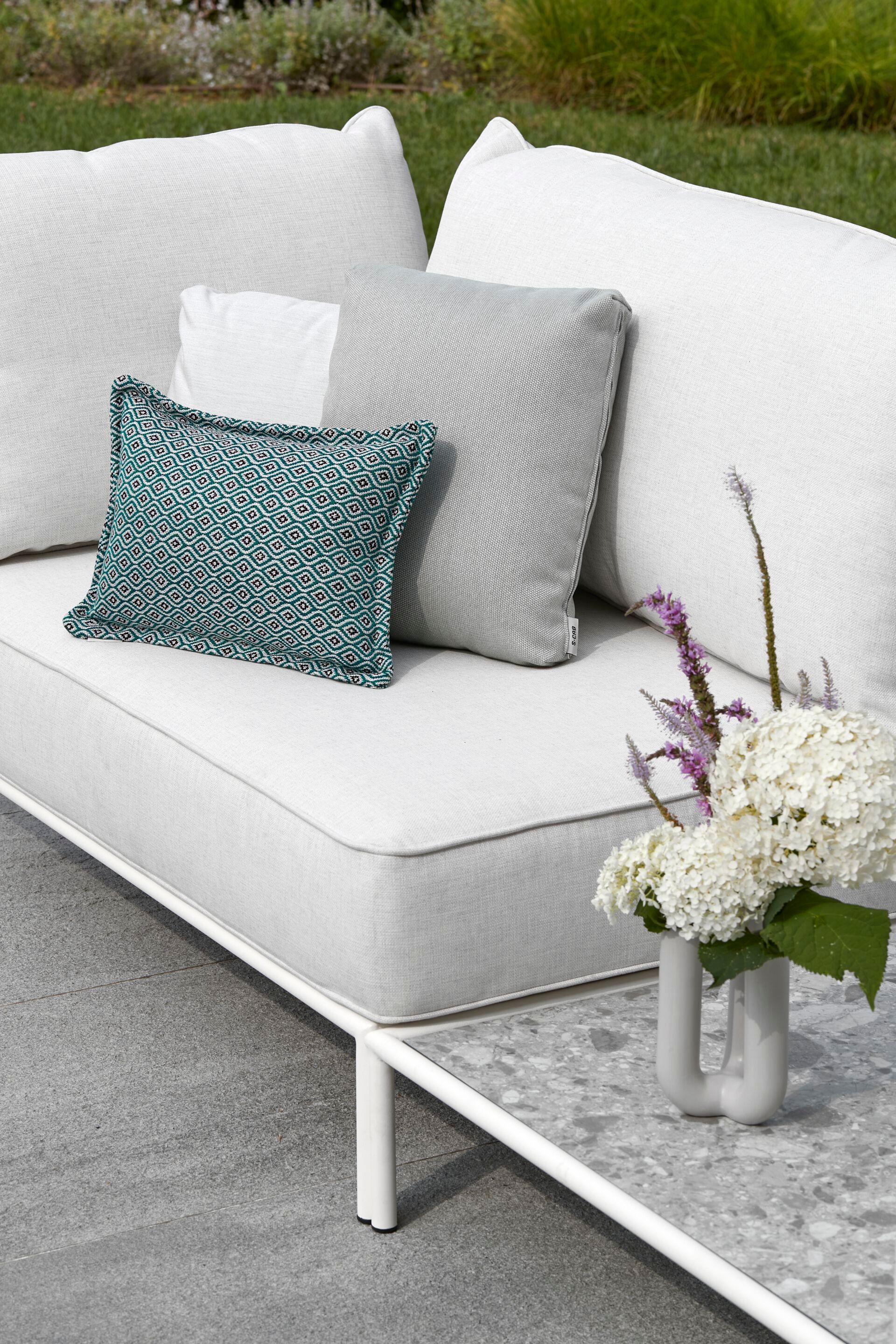 Стальной и тканый угловой садовый стул S-CAB лоскут ARCH-00022261 - Вид №13