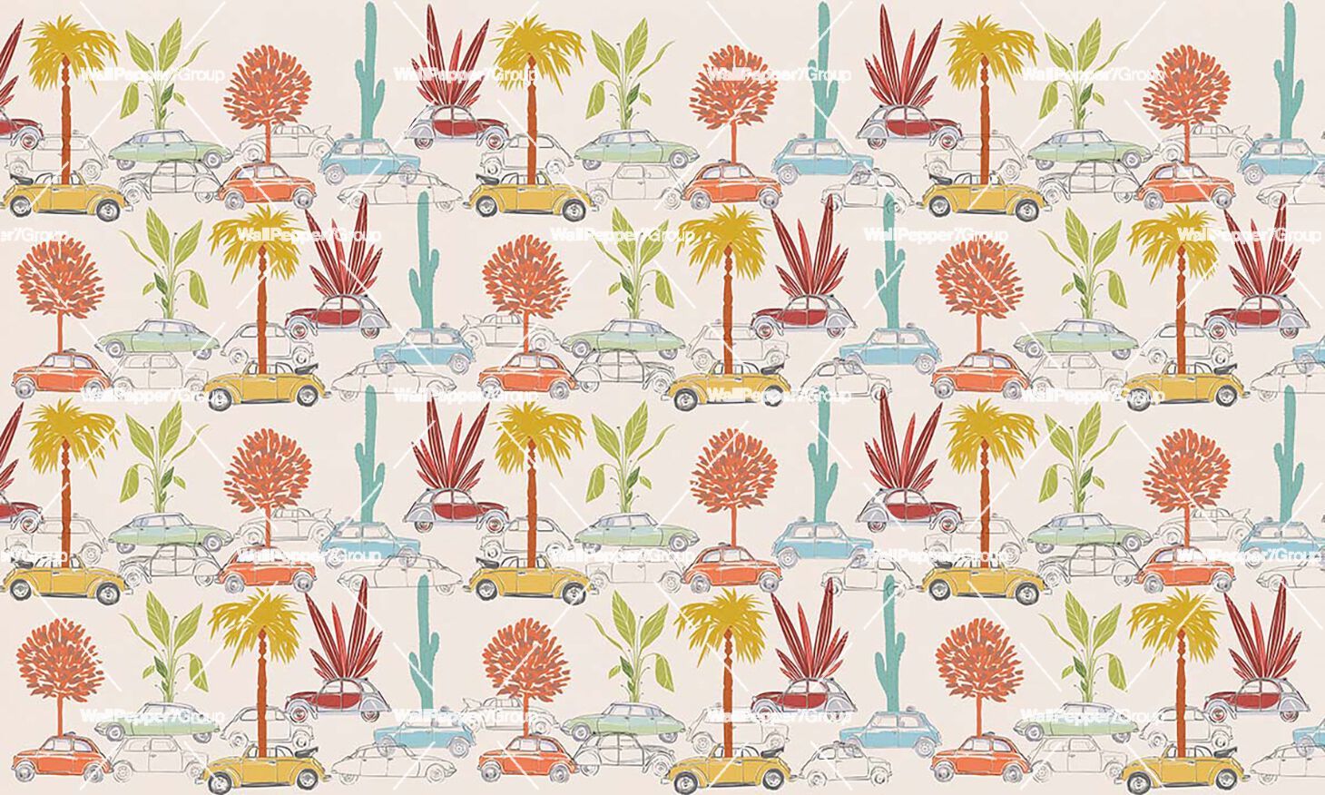 Нестареющие обои, ПВХ бесплатно, экологически чистые, моющиеся WallPepper NAIVE ARCH-00115518 - Вид №2