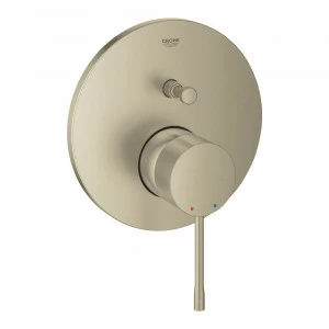 Смеситель однорычажный для ванны GROHE Essence, круглая розетка, никель матовый (24058EN1)
