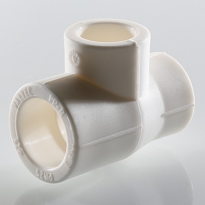 VTp.735.0.075040075 Фитинг полипропиленовый – тройник переходной Valtec 75 x 40 x 75 мм  - Вид №3