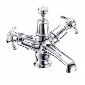Cмеситель для раковины на 1 отверстие с кнопкой Click-Clack [AN6]  Burlington T12-QT, W11, T2