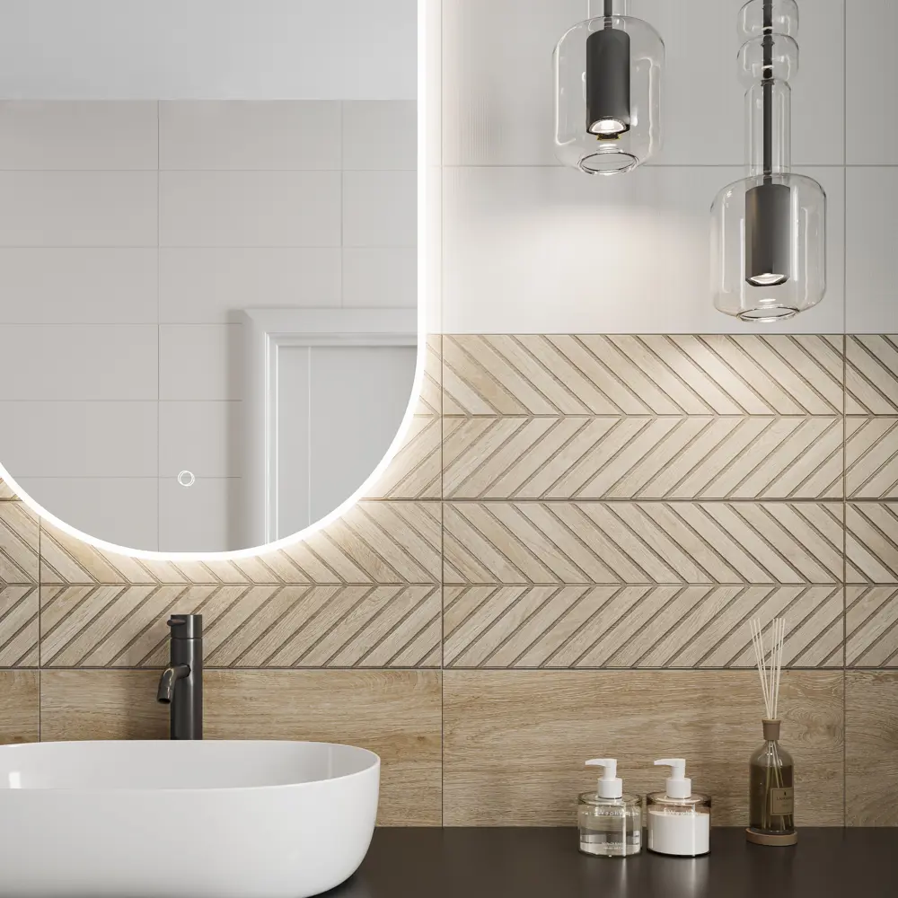 Gracia Ceramica Shine 03 — настенная плитка под дерево для ванной 89416686 STLM-1570863