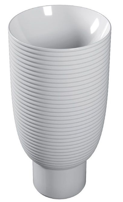 LO08542002 Напольная раковина стоящая круглая Disegno Ceramica Loom