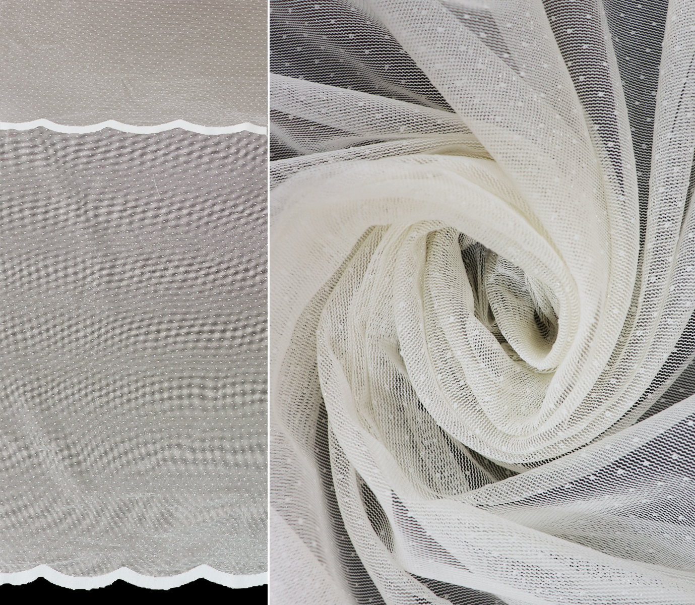 TEX REPUBLIC Тюль сетка нежно-бежевый для гостиной в стиле неоклассика 83868886