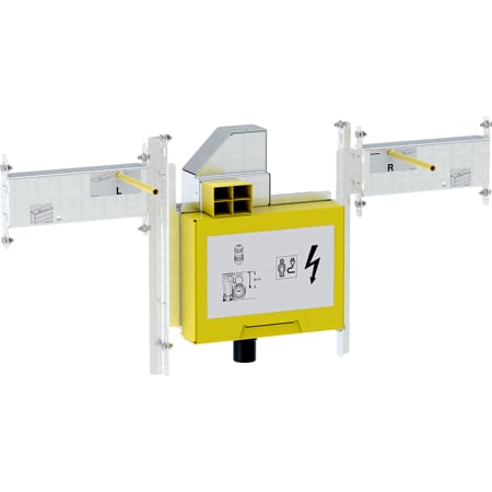 461.483.00.1 Комплект Geberit GIS для раковины Geberit ONE с внутристенным поворотным сифоном, с внутристенным Clou Geberit 