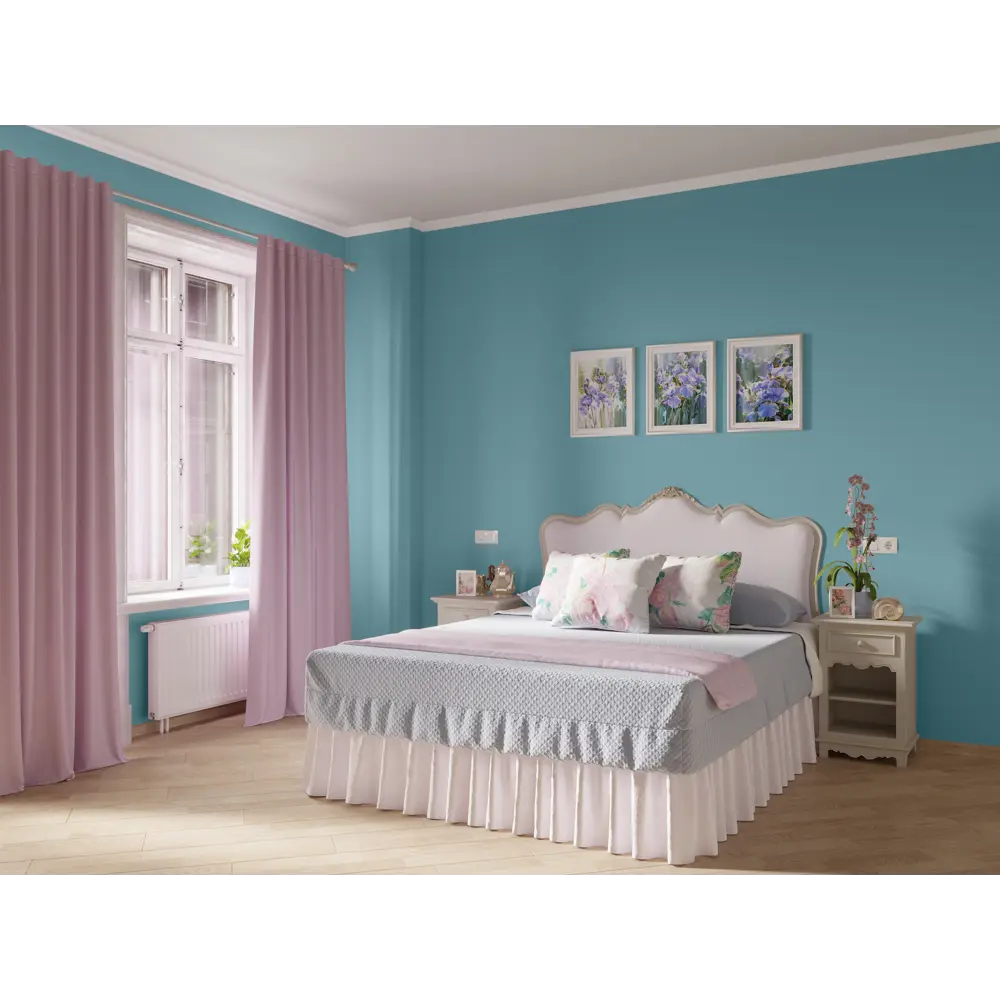 Краска для внутренних работ Parade Ice цвет лазурно-серый 0.9 л 81963849 STLM-2068391  - Вид №5