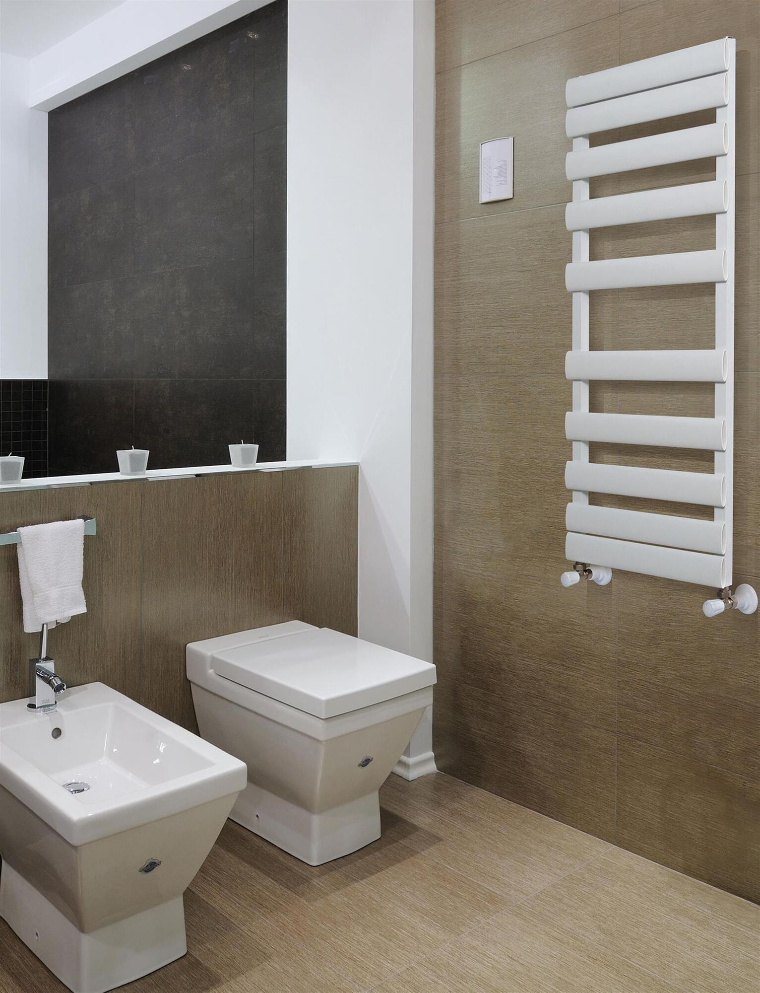 Полотенцесушитель Hammam BEGONIA Aluminium  комбинированный; электрический или водяной Алюминий  - Вид №95