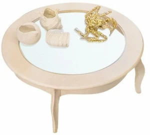 Barnini Oseo Круглый деревянный журнальный столик Sogni d'amore Sa66