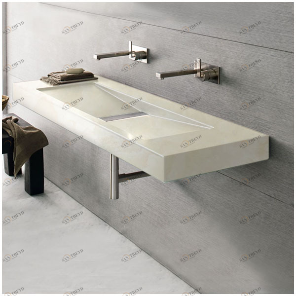 LG41502 Подвесная раковина настенная овальная Neutra Design FLUID белая