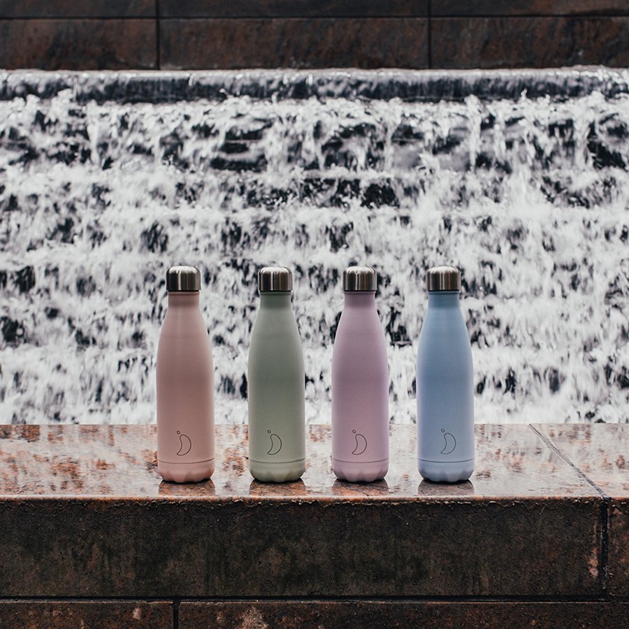 Термос 500 мл голубой Blush Edition Sky Blue CHILLY'S BOTTLES ДИЗАЙНЕРСКИЕ 00-3947973 Голубой  - Вид №1